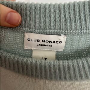 Club Monaco Light Green Cashmere Knit